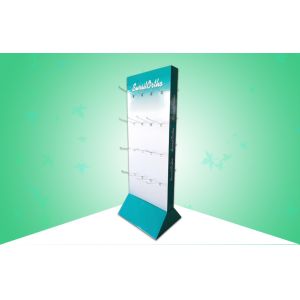 Biodegradable POP Cardboard Display Double Face Show Hook Hanging Kid Shoes