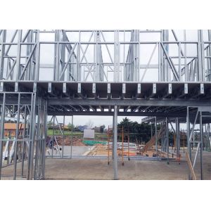 Laminated Flooring Prefab House Homes Light Gauge Steel Construction Light Steel