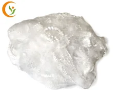 Flame Retardant Viscose Nylon Fiber White Staple Fiber With Elongation 1.2-3
