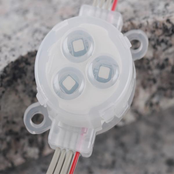 Permanent Christmas Led Pixel Point Light 40mm 50mm DC24V 2W RGBW Aluminum Profile