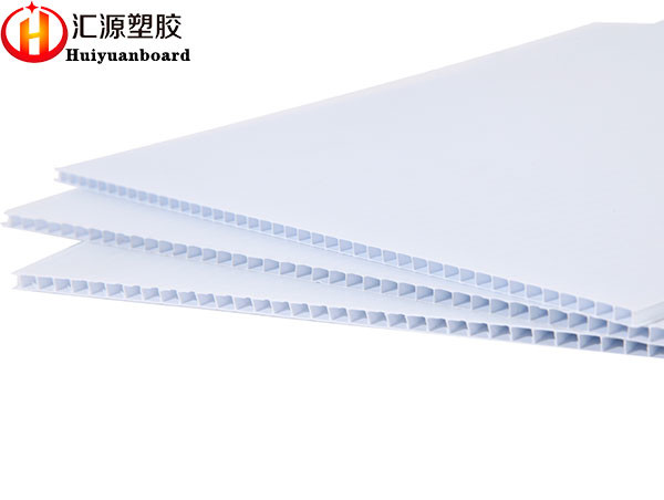 Quality High Compressive Strength 12"x24" White Corflute Sheets wholesale