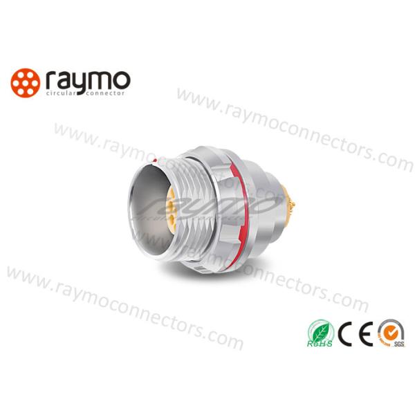 Polarized Keying System Waterproof Power Connector Panel Receptacle Avoid Cross