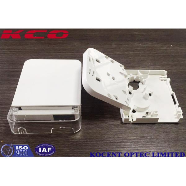Quality 2 Cores 1 Port LC Quad Port Fiber Optic Termination Box for FTTH and FTTB Applications wholesale