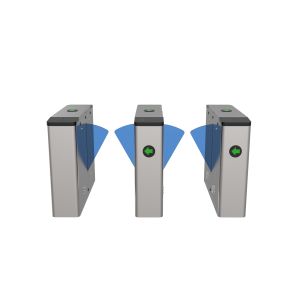 Modern Security Solution 550mm Flap Barrier Turnstile with Dynamic Indicator