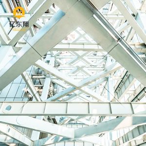 Galvanized Steel Frame Warehouse Building With H Section Structure