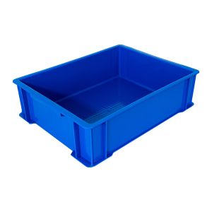 Acceptable OEM ODM 440x340x125mm Heavy Duty PP Vented Mesh Folding Crate Box for
