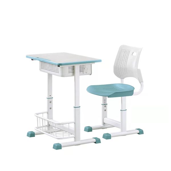 Quality Height Adjustable Office Furniture Plastic Metal Classroom Desk And Chairs wholesale