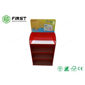 Four Layers Damp Proof Cardboard Retail Display Stands For Advertising