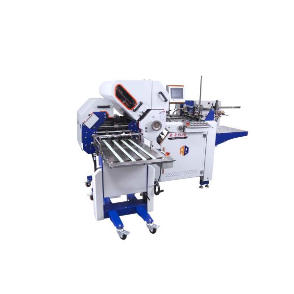 Quality A4 Paper Folder Commercial Paper Folding Machine With Cross Knife For Fold Instruction Manual wholesale