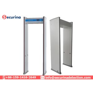 15 Watt Walk Through Body Scanner , Door Frame Metal Detector 2 Years Warranty