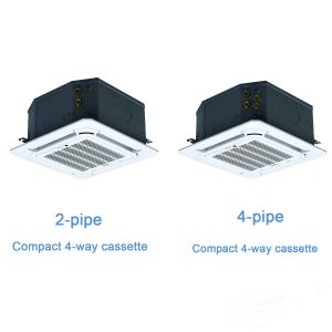 360 Degree Compact Four Way FCU Fan Coil Unit Cassette Chilled Water Heating
