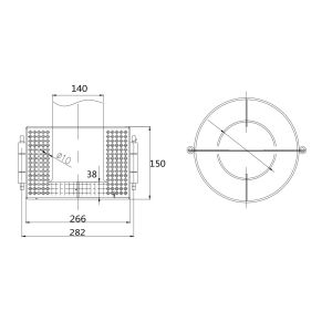 Production process drawing of marine suction filter B125 CB*623-80 (Yangzhou