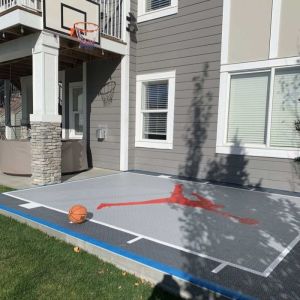 China Suspended 100% Pp Plastic Sports Court Mat For Indoor Outdoor Mobile Volleyball Basketball on sale
