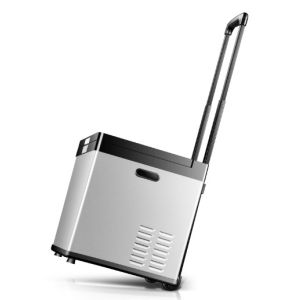 Black And Grey DC Car Refrigerator Cooler For Cooling Drinks / Food And Fruits