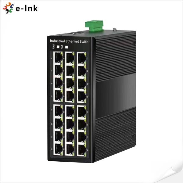 Quality Managed Industrial 16-port 10/100/1000T 802.3at PoE + 8-port 10/100/1000T Ethernet Switch wholesale