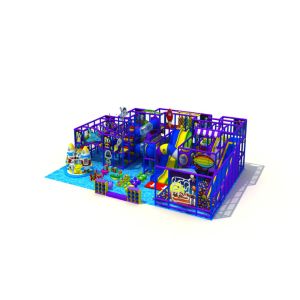 Big Size Indoor Amusement Park Equipment With Ball Pool Space Style KP190313