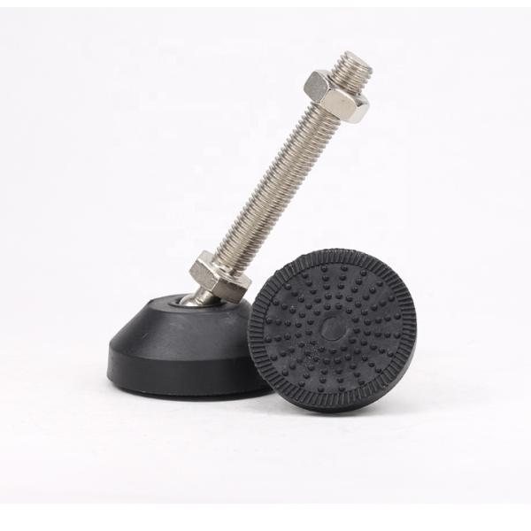 Anti Slip Revolving Adjustable Metal Leveling Foot Adjustable Foot With Nylon Base