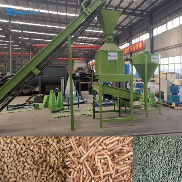 Quality Grains Pellet Mill Type Flat/Ring Die Animal Feed Pellet Production Line with Engineer Guide Installation wholesale