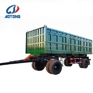Triangle Tires Full Trailer Type Open Box Cargo Trailers Draw Bar Small Enclosed