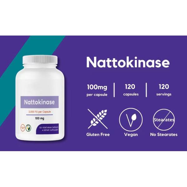 High quality natural natto extract wholesale best price Immunity Enhancing Health Care Material Nattokinase capsule