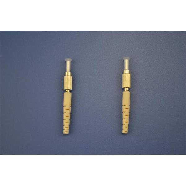 9/125um Suitable multimode ≤ 0.2dB DIN Optical Fiber Connectors For Optical Test