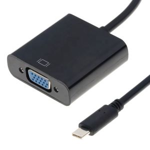 1080 P 4K USB Type C to VGA Converter Adapter for PC Computer Laptop