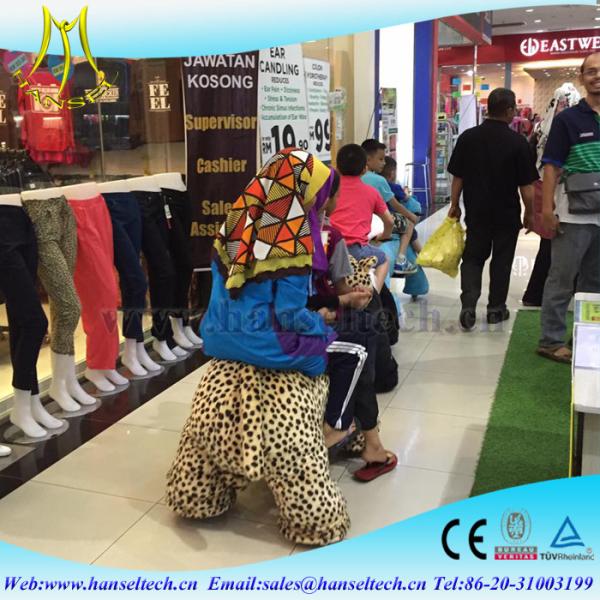 Hansel animal ride with racing games and electric scooters for mall