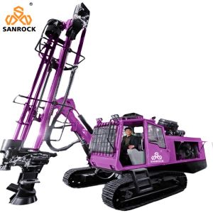 Crawler Diesel Drilling Rig Automatic Integrated DTH Drill Rig Mining Hydraulic