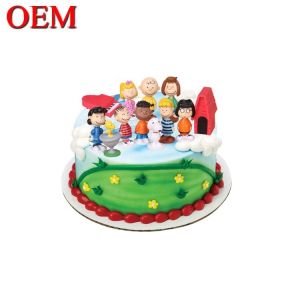 Customized Japan Classic Characters Birthday Cake Topper Set Oem Action Figure