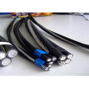 Duplex Aac Phase Acsr Neutral Conductor Service Drop Cable With PVC Jacket