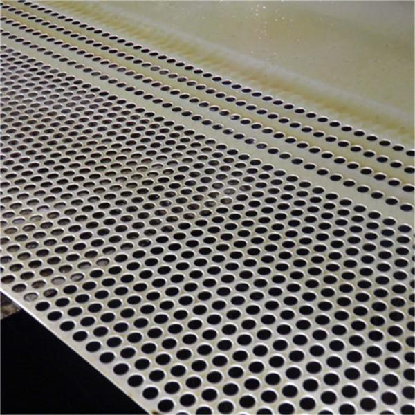 High Precision Perforated Metal Mesh Perforated Stainless Sheet For Food