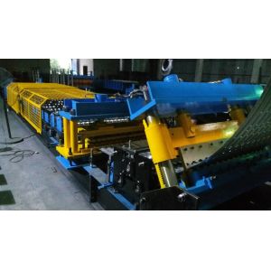 G350Mpa Roofing Roll Forming Machine , Corrugated Silo Forming Machine