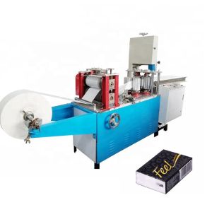 Cheap 1/4 V Folding 125*125mm 650sheets/Min Napkin Paper Making Machine for sale