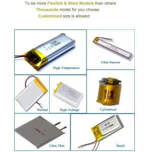3.7V 800mah IEC62133 KC Approved 304060 Lithium Polymer Battery Pack 500times