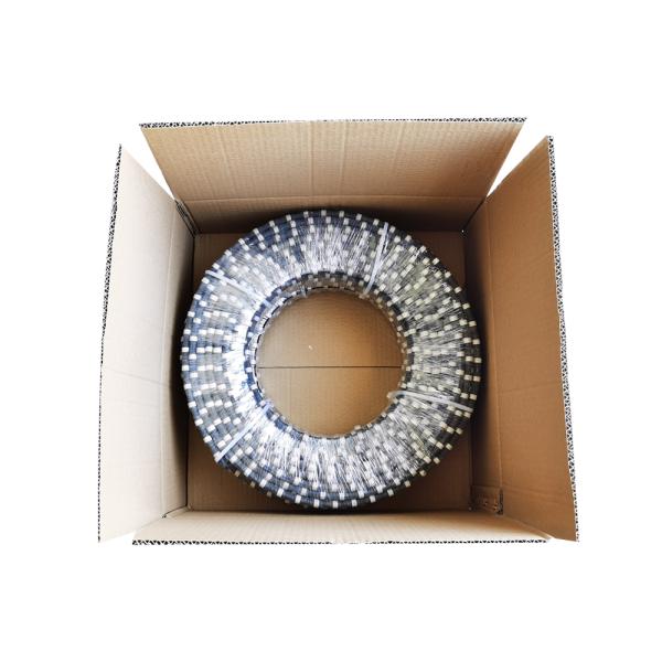 Linxing 12.0mm Spring Diamond Granite Wire Saw Beads with High Working Efficiency