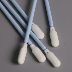 Blue Handle flexible head foam swab for cleaning electronics/TFT/PCB/Devices