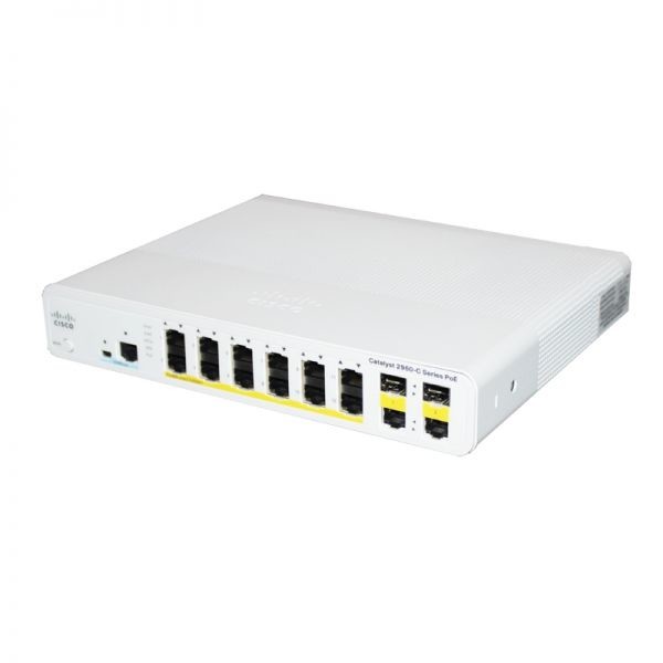 Quality WS C2960C 12PC L Catalyst 2960 C Series FE Switch 12 FE PoE 2 x Dual Uplink wholesale