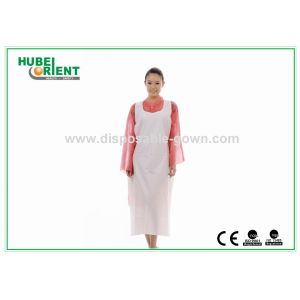 Waterproof PE Disposable Apron With Smooth Or Emboosed Surface Oil-Proof Kitchen