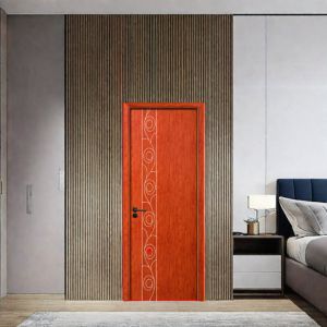 Humidity and Rot Resistant WPC Hollow Door with Heat Insulation for Stylish and