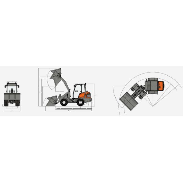 Self-Locking Hydraulic Valves Fully Hydraulic Loader
