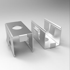 Small Aluminum LED Profile for LED Strip Lighting RGB Diffuser with Milky Cover