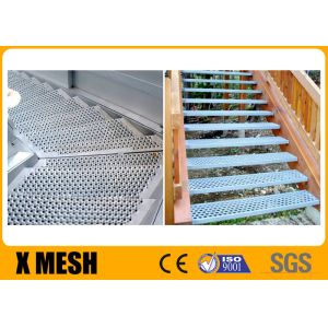 Aluminum And Mild Carbon Punched Galvanised Walkway Grating Welded