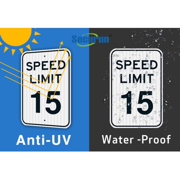 ODM HIP Reflective Speed Limit 15 55 Mph Sign for Outdoor