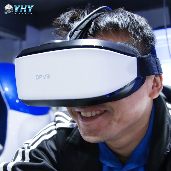 Vr Full Motion Bicycle Racing Simulator Games Gym Equipment For Amusement Park