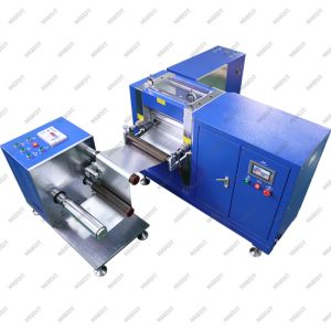 Cheap Roll To Roll Electrode Battery Calendering Machine 3KW 6m/Min Max Pressing Speed for sale