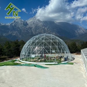Transparent PVC Big Party Igloo Geodesic Dome Tent Wind Resistance 120km/h