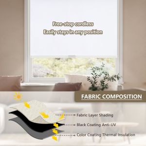 Custom Indoor Window Curtain Blackout Fabric Roller Blinds Roller Blinds Fabric