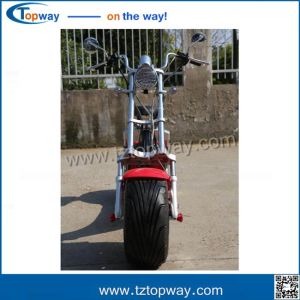 Driving range per charge 60-80km citycoco scooter wtih suspension in front and