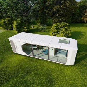 6tons Mobile Capsule House Prefab Apple Cabin House 11.5M*3.3M*3.2M