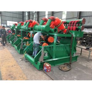 240m3/H Oilfield Drilling Mud Cleaner With 2 Desander / 12 Desilter Cyclones